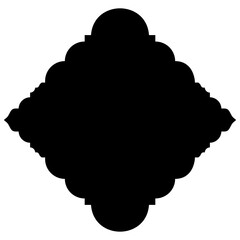 Islamic Label Emblem Shape Glyph Pictogram symbol visual illustration