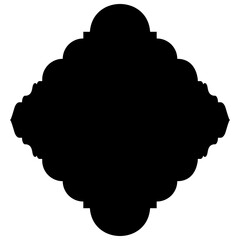 Islamic Label Emblem Shape Glyph Pictogram symbol visual illustration