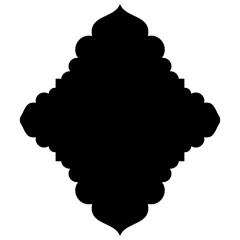 Islamic Label Emblem Shape Glyph Pictogram symbol visual illustration