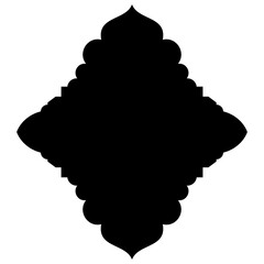Islamic Label Emblem Shape Glyph Pictogram symbol visual illustration