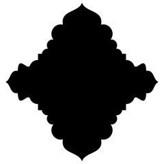 Islamic Label Emblem Shape Glyph Pictogram symbol visual illustration