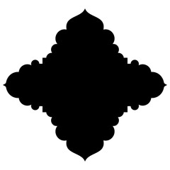 Islamic Label Emblem Shape Glyph Pictogram symbol visual illustration