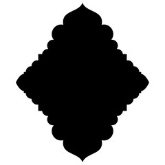 Islamic Label Emblem Shape Glyph Pictogram symbol visual illustration