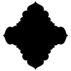 Islamic Label Emblem Shape Glyph Pictogram symbol visual illustration