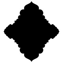 Islamic Label Emblem Shape Glyph Pictogram symbol visual illustration