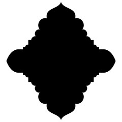 Islamic Label Emblem Shape Glyph Pictogram symbol visual illustration
