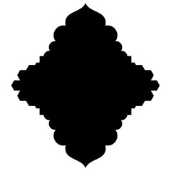 Islamic Label Emblem Shape Glyph Pictogram symbol visual illustration