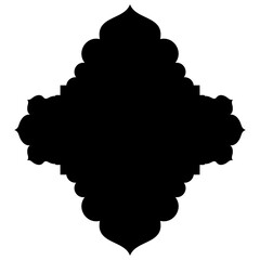 Islamic Label Emblem Shape Glyph Pictogram symbol visual illustration
