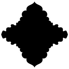 Islamic Label Emblem Shape Glyph Pictogram symbol visual illustration