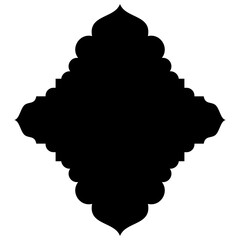 Islamic Label Emblem Shape Glyph Pictogram symbol visual illustration