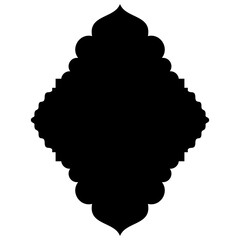 Islamic Label Emblem Shape Glyph Pictogram symbol visual illustration