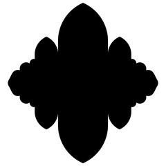 Elegant Visual Illustrations: Iconic Label Emblem Shapes in Turkish, Iranian, Arabic Styles for Eid Banners Label Emblem Shape Glyph Pictogram symbol visual illustration