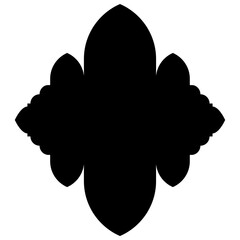 Elegant Visual Illustrations: Iconic Label Emblem Shapes in Turkish, Iranian, Arabic Styles for Eid Banners Label Emblem Shape Glyph Pictogram symbol visual illustration