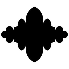 Islamic Label Emblem Shape Glyph Pictogram symbol visual illustration