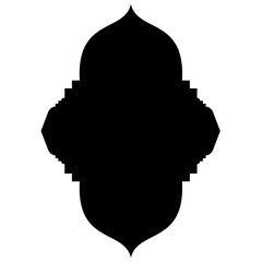 Islamic Label Emblem Shape Glyph Pictogram symbol visual illustration