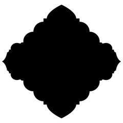 Islamic Label Emblem Shape Glyph Pictogram symbol visual illustration