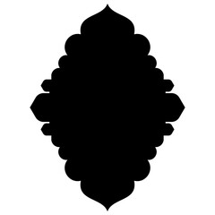 Islamic Label Emblem Shape Glyph Pictogram symbol visual illustration