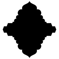 Islamic Label Emblem Shape Glyph Pictogram symbol visual illustration