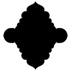 Islamic Label Emblem Shape Glyph Pictogram symbol visual illustration