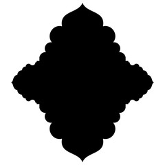 Islamic Label Emblem Shape Glyph Pictogram symbol visual illustration