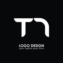 TN TN Logo Design, Creative Minimal Letter TN TN Monogram