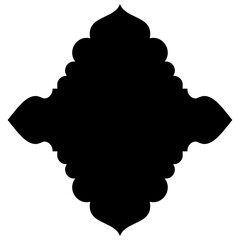 Islamic Label Emblem Shape Glyph Pictogram symbol visual illustration