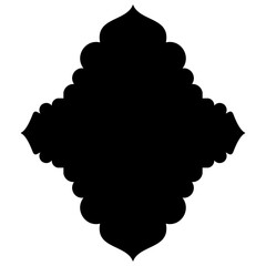 Islamic Label Emblem Shape Glyph Pictogram symbol visual illustration