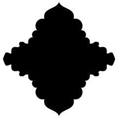 Islamic Label Emblem Shape Glyph Pictogram symbol visual illustration