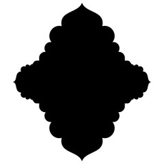 Islamic Label Emblem Shape Glyph Pictogram symbol visual illustration