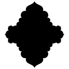 Islamic Label Emblem Shape Glyph Pictogram symbol visual illustration