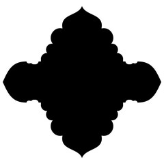 Islamic Label Emblem Shape Glyph Pictogram symbol visual illustration