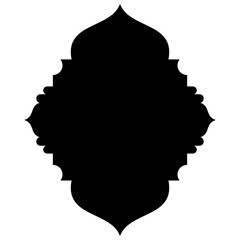 Islamic Label Emblem Shape Glyph Pictogram symbol visual illustration