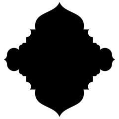 Islamic Label Emblem Shape Glyph Pictogram symbol visual illustration
