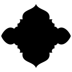 Islamic Label Emblem Shape Glyph Pictogram symbol visual illustration