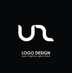 UZ UZ Logo Design, Creative Minimal Letter UZ UZ Monogram