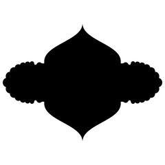 Islamic Label Emblem Shape Glyph Pictogram symbol visual illustration