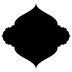 Islamic Label Emblem Shape Glyph Pictogram symbol visual illustration