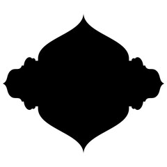 Islamic Label Emblem Shape Glyph Pictogram symbol visual illustration