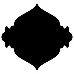 Islamic Label Emblem Shape Glyph Pictogram symbol visual illustration