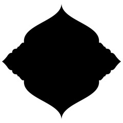 Islamic Label Emblem Shape Glyph Pictogram symbol visual illustration