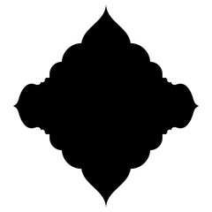 Islamic Label Emblem Shape Glyph Pictogram symbol visual illustration