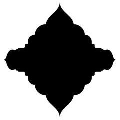 Islamic Label Emblem Shape Glyph Pictogram symbol visual illustration