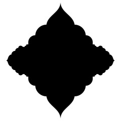 Islamic Label Emblem Shape Glyph Pictogram symbol visual illustration