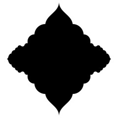 Islamic Label Emblem Shape Glyph Pictogram symbol visual illustration