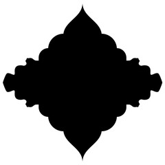 Islamic Label Emblem Shape Glyph Pictogram symbol visual illustration