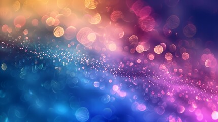 Vibrant abstract backdrop embellished with captivating bokeh effects, creating a mesmerizing and enchanting visual spectacle that dazzles the senses.