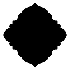 Islamic Label Emblem Shape Glyph Pictogram symbol visual illustration