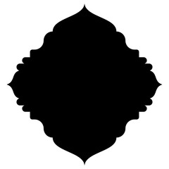 Islamic Label Emblem Shape Glyph Pictogram symbol visual illustration