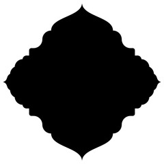 Islamic Label Emblem Shape Glyph Pictogram symbol visual illustration