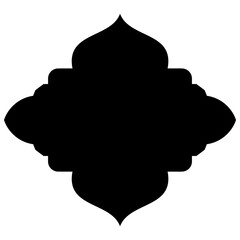 Islamic Label Emblem Shape Glyph Pictogram symbol visual illustration